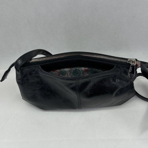 Hobo Mara Leather Zippered Crossbody Bag with Silver-tone Hardware - Picture 6 of 11